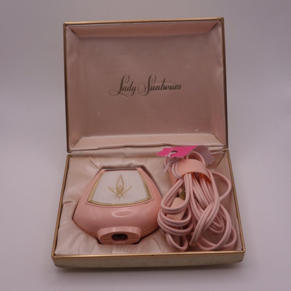 Vintage Lady Sunbeam Razor for Underarms & Legs 60W-125V Model-LS4 with Box